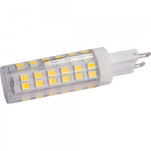 Лампа Jazzway PLED-G9 9w 4000K 590Lm 175-240V пластик d16x60мм 5001008