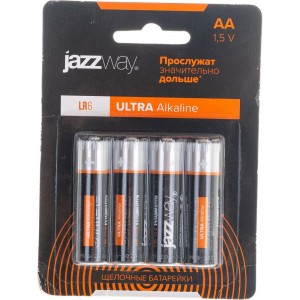 Алкалиновая батарейка JazzWay LR6 Ultra PLUS BL-4 5010772