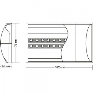 Накладной светильник Jazzway PPO-03 5040267A