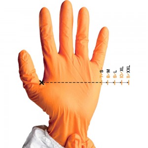 Защитные перчатки с рельефным латексным покрытием Jeta Safety 12 пар JL061/L