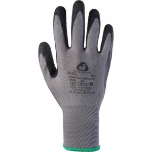 Защитные перчатки с рельефным латексным покрытием Jeta Safety JL061/XL