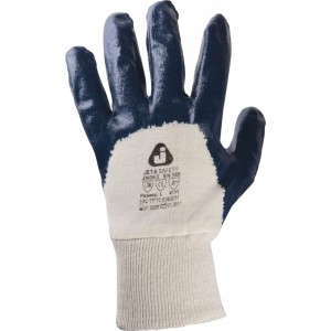 Защитные перчатки с нитриловым покрытием JetaSafety размер XL/10 JN063/XL