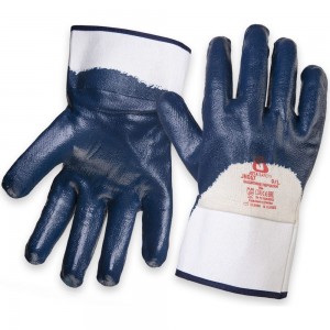 Защитные перчатки с нитриловым покрытием JetaSafety размер XL/10 JN067-XL