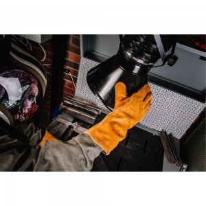 Перчатки сварщика Jeta Safety Ferrus, 10/XL , цвет оранжевый, JWK301-XL