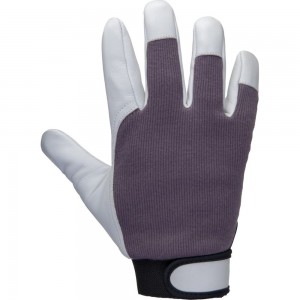 Кожаные перчатки Jeta Safety Winter Mechanic, цвет черный/белый JLE305-10/XL
