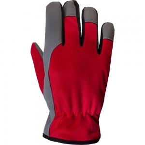 Трикотажные перчатки Jeta Safety Motor красный/серый JLE621-8/M