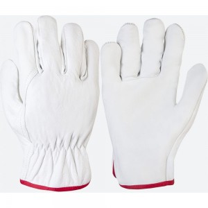 Защитные сварочные перчатки Jeta Safety краги, из кожи буйвола, белые JLE421-8/М
