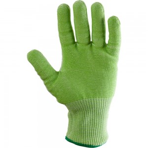 Перчатки от порезов Jeta Safety Самурай Грин зеленые, из полиэтиленовой пряжи JC051-С02-XXXL