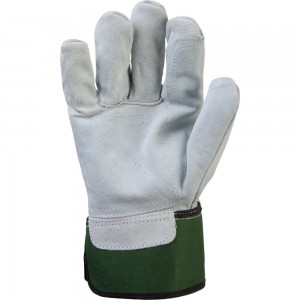 Комбинированные кожаные перчатки Jeta Safety краги, усиленные, хлопок/спилок А, размер XL/10 JSL-401-10/XL