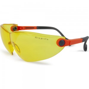Защитные открытые очки Jeta Safety с регулировкой дужек, янтарные линзы JSG1511-Y