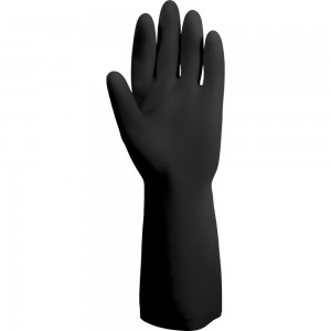 Неопреновые химостойкие перчатки Jeta Safety 80/50, с хлопковым напылением, 0.65 мм, р. 10/xl JCH-501-10-XL