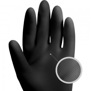 Неопреновые химостойкие перчатки Jeta Safety 80/50, с хлопковым напылением, 0.65 мм, р. 10/xl JCH-501-10-XL