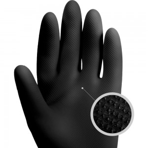 Латексные химостойкие перчатки Jeta Safety 80/50 кщс-1, 0.55 мм, р. 10/xl JCH-701-10-XL