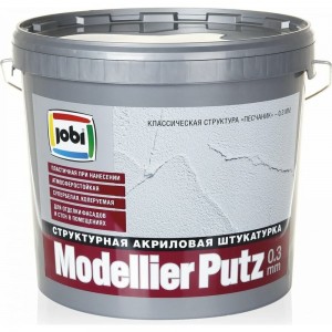 Декоративная штукатурка JOBI MODELLIERPUTZ (0.3 мм; 16 кг) 25912