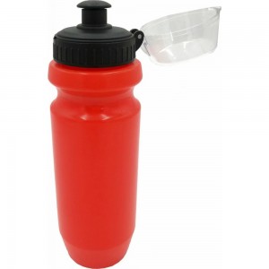 Фляга с клапаном и защитным колпачком JOY KIE TC-BT38, 600 мл, пластик, красная, с лого STARK H000010986