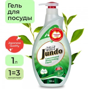 Концентрированный эко гель для мытья детских принадлежностей Jundo Green tea with Mint 1 л 4903720020012
