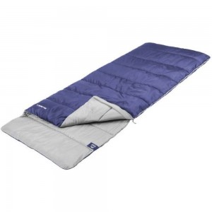 Широкий спальный мешок Jungle Camp Avola Comfort XL левая молния, цвет синий 70937