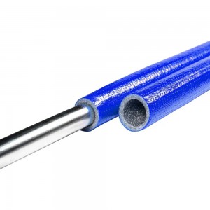 Теплоизоляция для труб K-FLEX PE COMPACT в синей оболочке 28/6 бухта 10м R060282103PECB