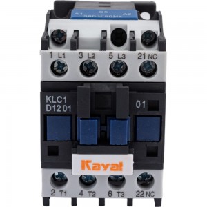 Магнитный пускатель KAYAL KLC1-D1201, 12А, катушка управления 380В UCD12A380V