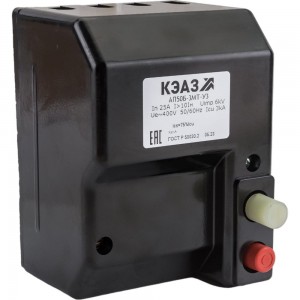 Автоматический выключатель КЭАЗ АП50Б-3МТ-25А-10Iн-500AC-У3-КЭАЗ 107275
