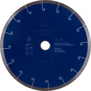 Диск алмазный Professional сплошной (230х25.4/22.23 мм) KEOS DBP01.230