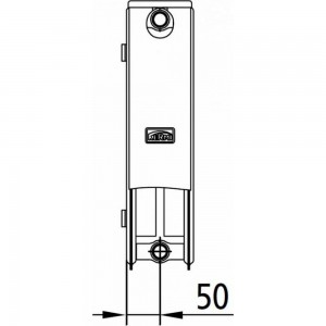 Стальной панельный радиатор Kermi Profil-K FK O 22/500/600 боковое подключение белый RG008V5K7DSADB