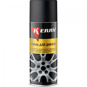 Эмаль для дисков KERRY черная матовая KR-960.6