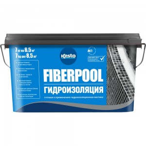 Гидроизоляционная мастика Kesto Fiberpool 7 кг T3723.300.