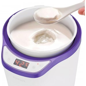 Йогуртница KITFORT бело-фиолетовая КТ-2077-1