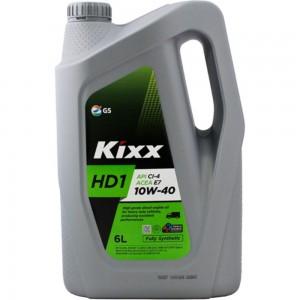Моторное масло KIXX HD1 10W40, синтетическое, 6 л L2061360E1