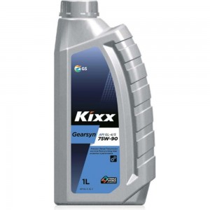 Трансмиссионное масло KIXX Gearsyn GL-4/5, 75W90, синтетическое, 1 л L2963AL1E1