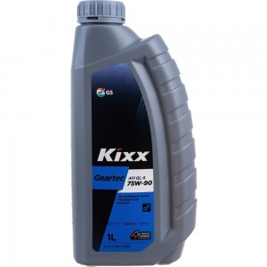 Трансмиссионное масло KIXX GEARTEC 75W90, полусинтетическое, 1 л L2962AL1E1