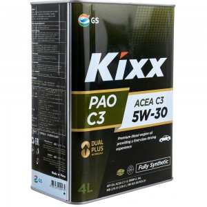 Моторное масло KIXX PAO 5W30, синтетическое, 4 л L209144TE1