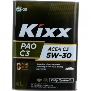 Моторное масло KIXX PAO 5W30, синтетическое, 4 л L209144TE1