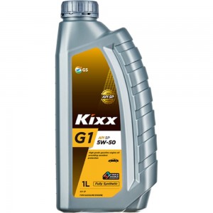 Синтетическое моторное масло KIXX G1 5W-50 API SP 1л L2155AL1E1
