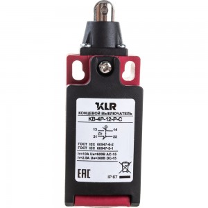 Концевой выключатель KLR KB-4P-12-P-C 1NO/1NC Snap action/10A/600VAC/Ввод М20 8800005