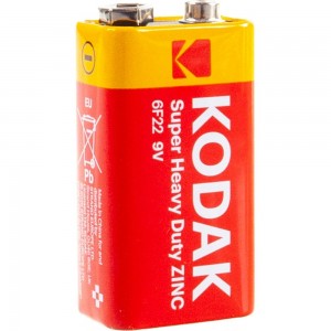Солевая батарейка Kodak 6F221BL EXTRA HEAVY DUTY K9VHZ1B Б0005137