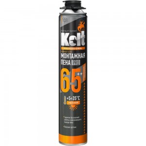 Профессиональная монтажная пена 65++ повышенное расширение KOLT K95S65++