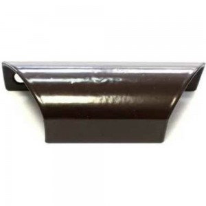 Металлическая балконная ручка KOMFORT Москитные системы коричневая РБ00742