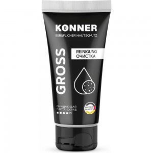 Паста-скраб с натуральным абразивом для очистки кожи рук и тела KONNER GROSS 200 мл KN060