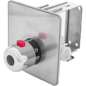 Комплект термостатического смесителя и рамки для монтажа в стену Kopfgescheit KR532 12DK 17048
