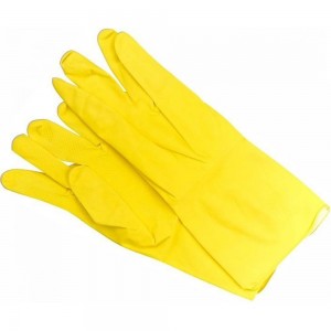 Латексные перчатки Кошкин Дом, желтые, размер M, 30-05-002