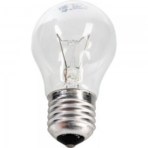 Прозрачная лампа накаливания КОСМОС Стандарт А55 ПР 60W E27 LKsmSt55CL60E27v2