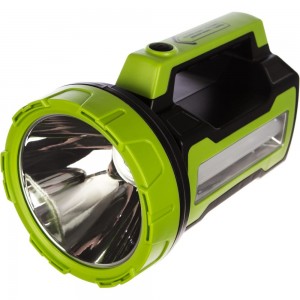 Аккумуляторный фонарь КОСМОС PREMIUM 10W LED, бок.пан. 3Вт, 3 реж раб, 479993