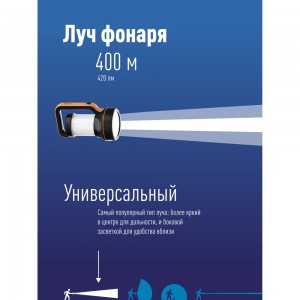 Светодиодный прожектор КОСМОС 7Вт LED, литий-ионный аккумулятор 4800мАч, 30х0,5Вт режим кемпинг, KOSAccu2007W