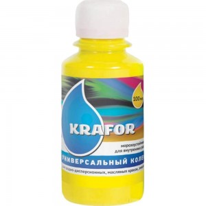 Универсальный колер Krafor № 1 лимонный 0.1 л 32149