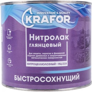 Лак KRAFOR НЦ-218 1.7 кг 26511