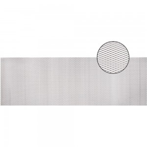 Декоративная облицовка радиатора сетка KRAFT алюминий, 100x30 см, серебро, ячейки 10мм х 4мм KT 835485