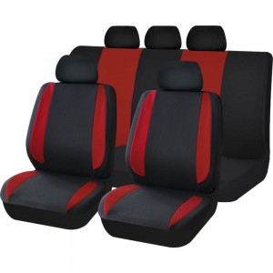 Чехлы для автомобильных сидений KRAFT MODERN универсальные, полиэстер, черно-красные KT 835613