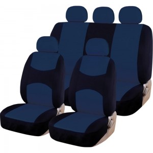 Чехлы для автомобильных сидений KRAFT CASUAL универсальные, полиэстер, черно-синие KT 835612